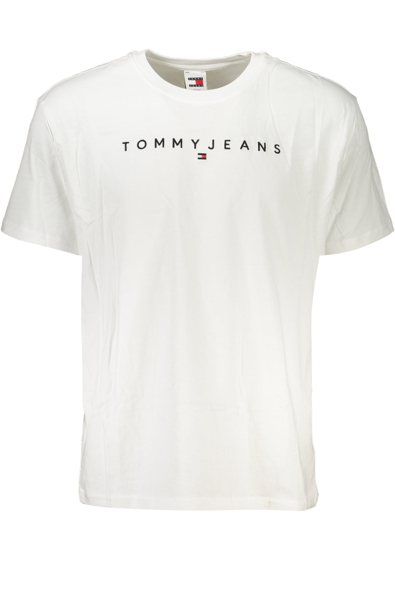 TOMMY HILFIGER MEN'S WHITE SHORT SLEEVE T-SHIRT