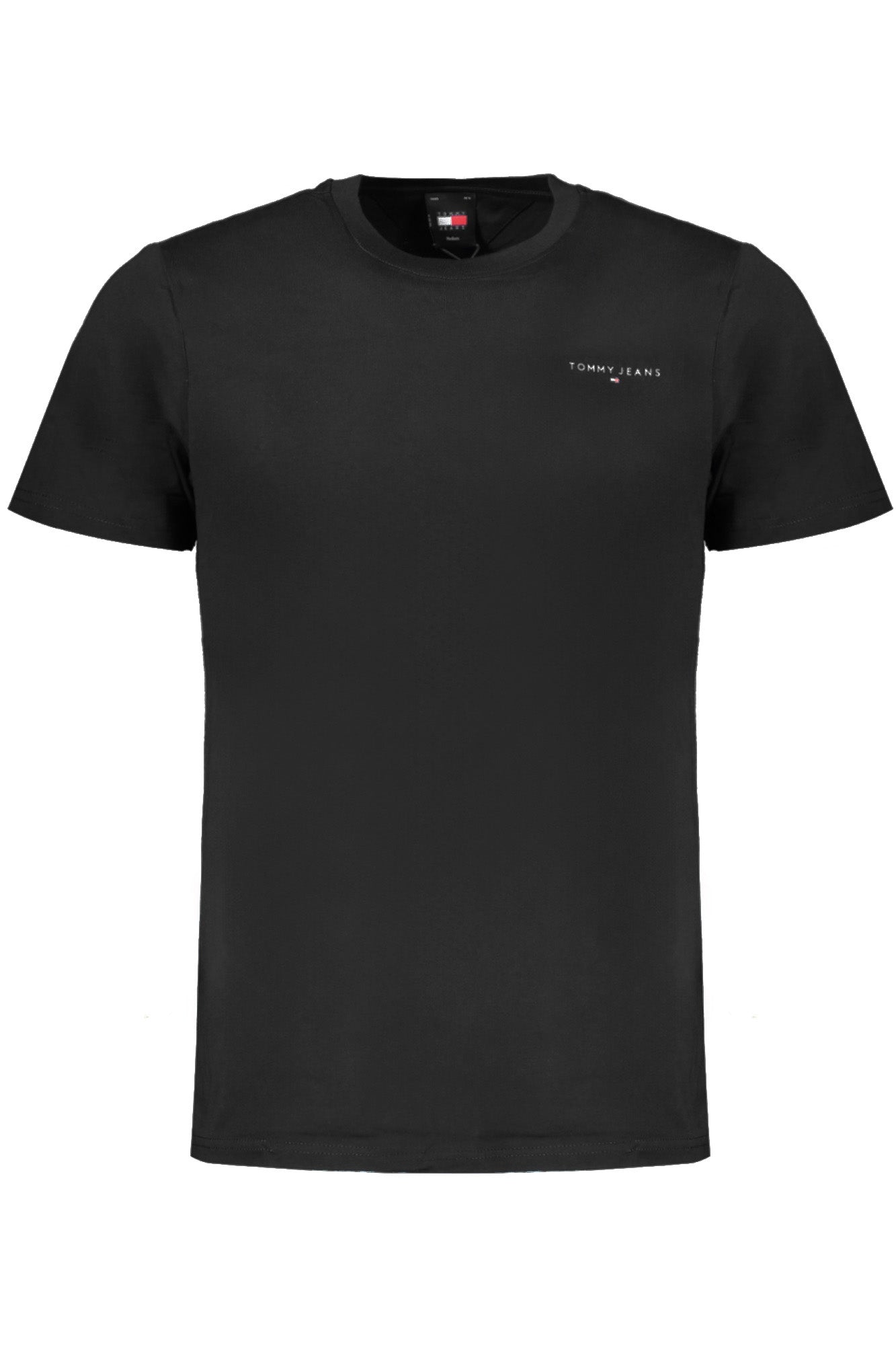 TOMMY HILFIGER MEN'S SHORT SLEEVE T-SHIRT BLACK