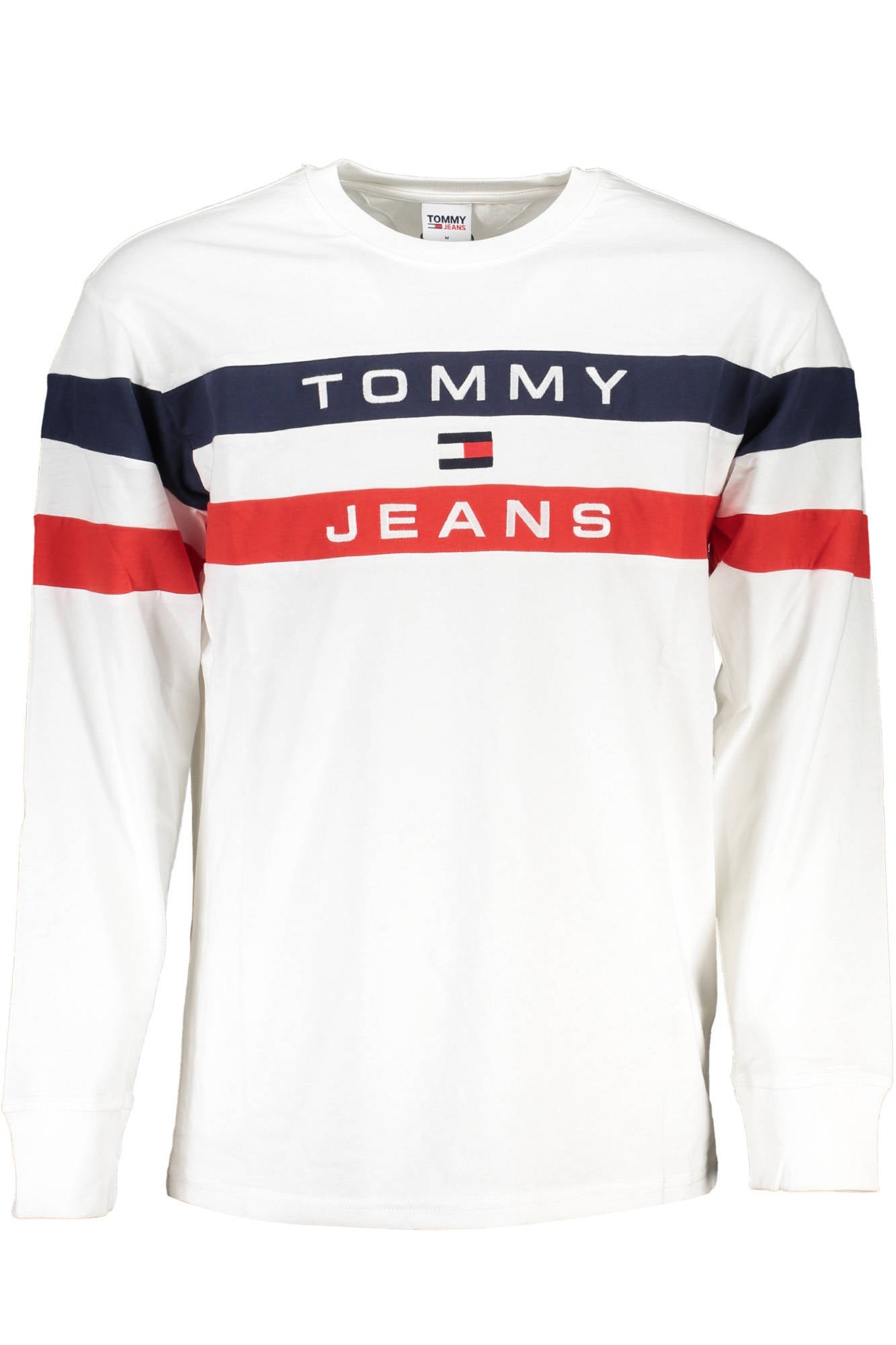 TOMMY HILFIGER MEN'S LONG SLEEVE T-SHIRT WHITE